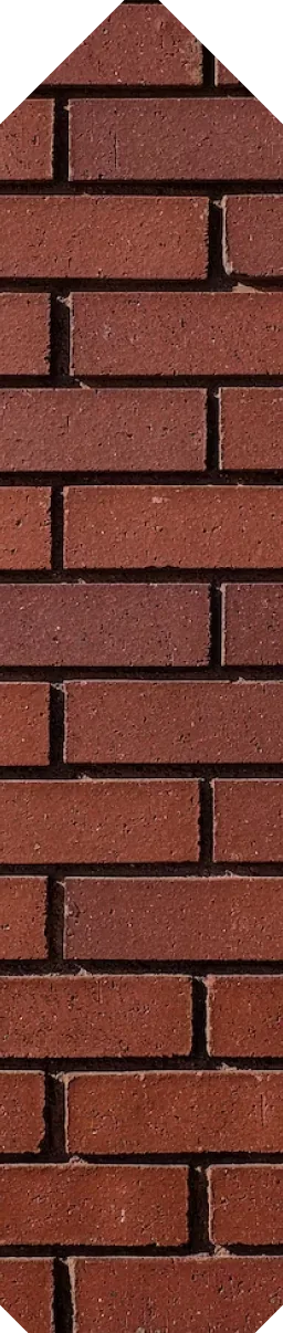 Red brick column